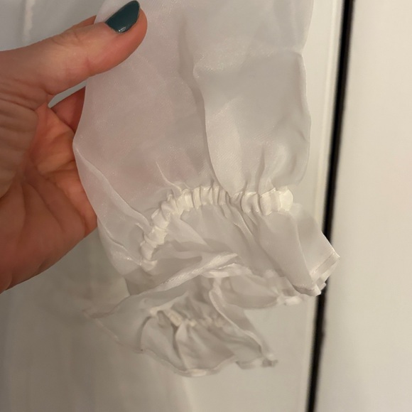 Selkie The Ivory French Puff Dress in White size large - Picture 10 of 11